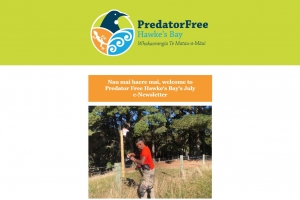 Predator Free Hawke's Bay July e-Newsletter